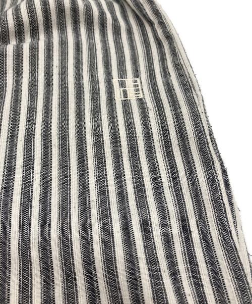 OHOTORO（オオトロ）OHOTORO (オオトロ) ストライプパンツ ホワイト×グレー サイズ:SIZE Mの古着・服飾アイテム
