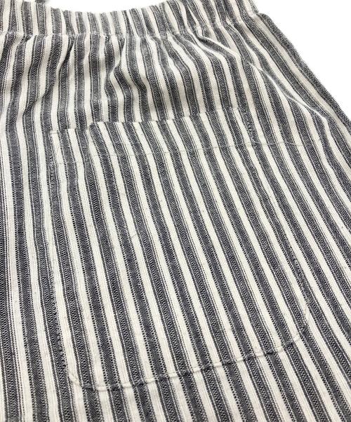 OHOTORO（オオトロ）OHOTORO (オオトロ) ストライプパンツ ホワイト×グレー サイズ:SIZE Mの古着・服飾アイテム