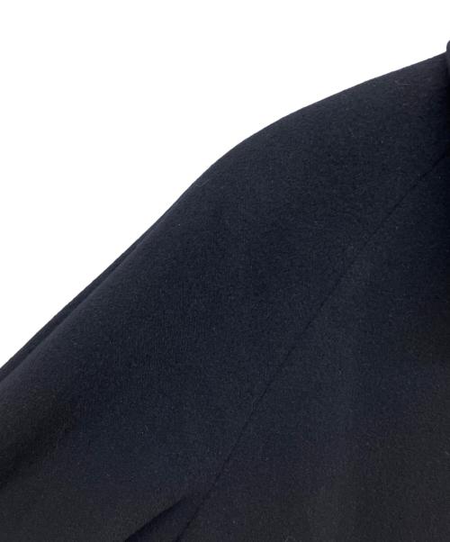Aquascutum（アクアスキュータム）Aquascutum (アクアスキュータム) アンゴラブレンドコート ネイビー サイズ:-の古着・服飾アイテム