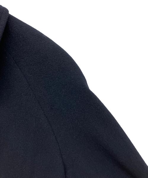Aquascutum（アクアスキュータム）Aquascutum (アクアスキュータム) アンゴラブレンドコート ネイビー サイズ:-の古着・服飾アイテム