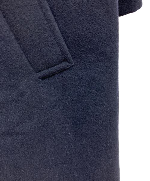 Aquascutum（アクアスキュータム）Aquascutum (アクアスキュータム) アンゴラブレンドコート ネイビー サイズ:-の古着・服飾アイテム