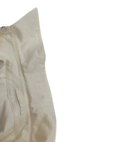 Aquascutum（アクアスキュータム）Aquascutum (アクアスキュータム) リネントレンチコート ホワイト サイズ:6の古着・服飾アイテム