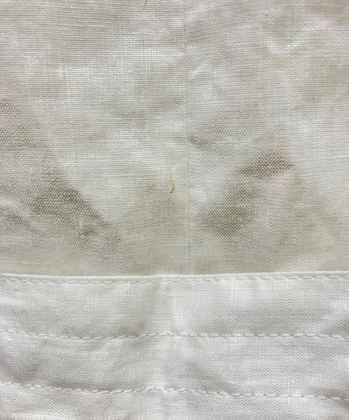 Aquascutum（アクアスキュータム）Aquascutum (アクアスキュータム) リネントレンチコート ホワイト サイズ:6の古着・服飾アイテム
