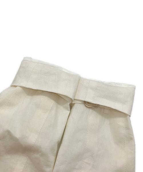 Aquascutum（アクアスキュータム）Aquascutum (アクアスキュータム) リネントレンチコート ホワイト サイズ:6の古着・服飾アイテム