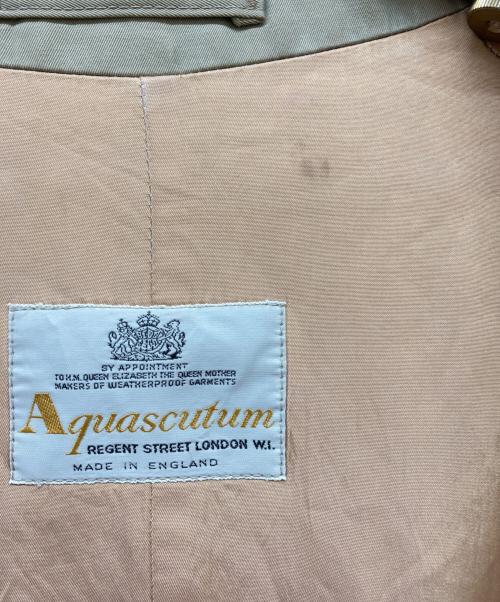 Aquascutum（アクアスキュータム）Aquascutum (アクアスキュータム) ステンカラーコート ベージュ サイズ:-の古着・服飾アイテム