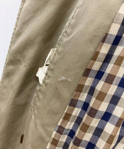 Aquascutum（アクアスキュータム）Aquascutum (アクアスキュータム) ステンカラーコート ベージュ サイズ:-の古着・服飾アイテム
