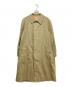 Aquascutum（アクアスキュータム）の古着「ステンカラーコート」｜ベージュ