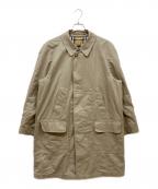 Burberry'sバーバリーズ）の古着「裏地ノバチェック ステンカラーコート」｜ベージュ