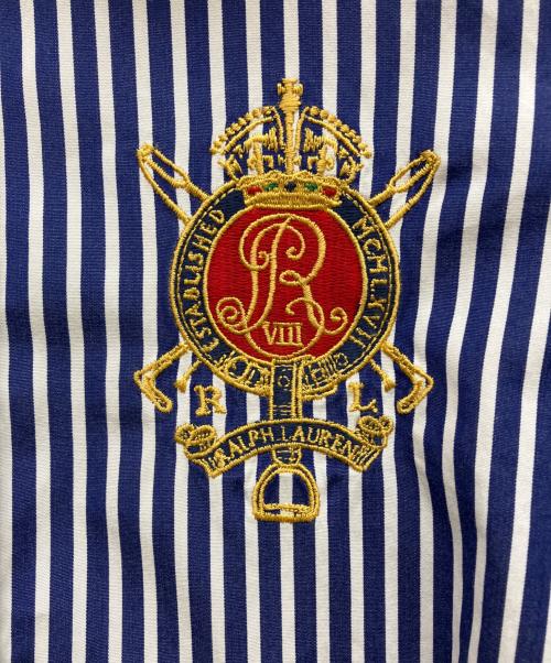 RALPH LAUREN（ラルフローレン）RALPH LAUREN (ラルフローレン) ストライプシャツ ブルー×ホワイト サイズ:9の古着・服飾アイテム