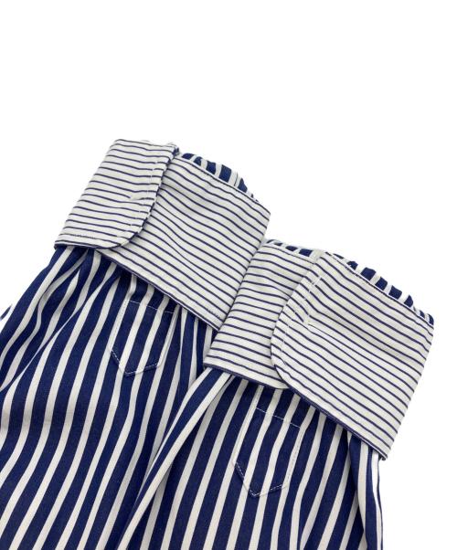 RALPH LAUREN（ラルフローレン）RALPH LAUREN (ラルフローレン) ストライプシャツ ブルー×ホワイト サイズ:9の古着・服飾アイテム