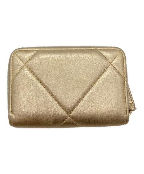 CHANEL（シャネル）CHANEL (シャネル) ジップコインパース CCマーク ゴールドの古着・服飾アイテム
