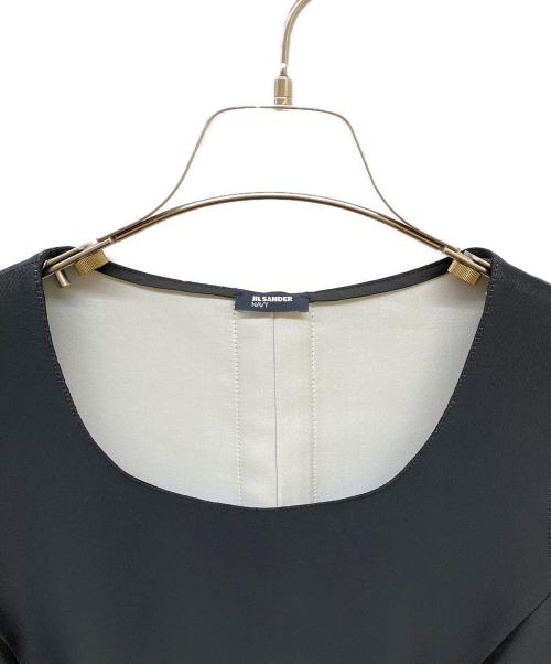 JIL SANDER NAVY（ジルサンダー ネイビー）JIL SANDER NAVY (ジルサンダー ネイビー) ノースリーブワンピース ブラック サイズ:不明の古着・服飾アイテム