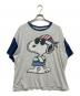 PEANUTS（ピーナッツ）の古着「キャラクターTシャツ」｜ライトグレー
