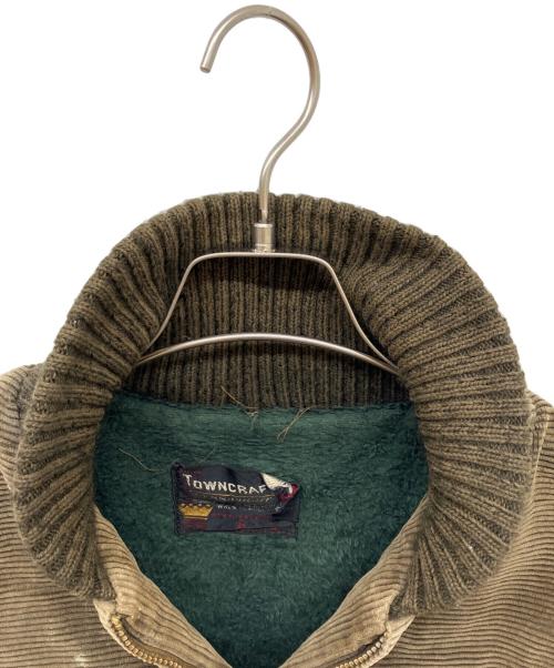 TOWN CRAFT（タウンクラフト）TOWN CRAFT (タウンクラフト) コーデュロイ ファラオ ジャケット オリーブ サイズ:Mの古着・服飾アイテム