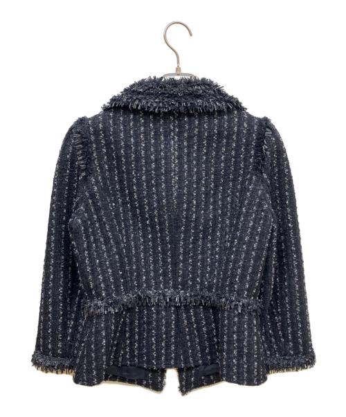 Rene（ルネ）Rene (ルネ) ツイードセットアップスーツ ブラック サイズ:36の古着・服飾アイテム