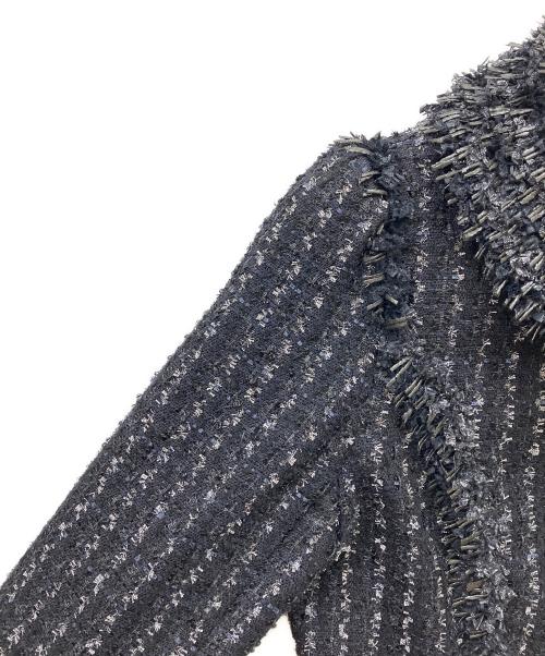 Rene（ルネ）Rene (ルネ) ツイードセットアップスーツ ブラック サイズ:36の古着・服飾アイテム