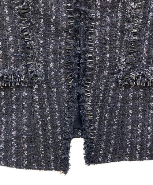 Rene（ルネ）Rene (ルネ) ツイードセットアップスーツ ブラック サイズ:36の古着・服飾アイテム