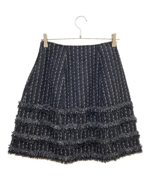 Rene（ルネ）Rene (ルネ) ツイードセットアップスーツ ブラック サイズ:36の古着・服飾アイテム