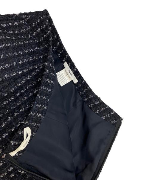 Rene（ルネ）Rene (ルネ) ツイードセットアップスーツ ブラック サイズ:36の古着・服飾アイテム