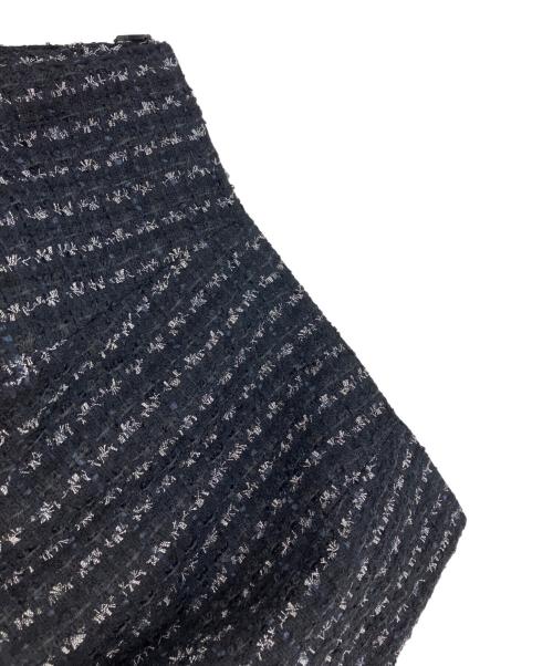 Rene（ルネ）Rene (ルネ) ツイードセットアップスーツ ブラック サイズ:36の古着・服飾アイテム