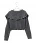 CELFORD (セルフォード) ジップパールカーディガン グレー サイズ:F：6000円