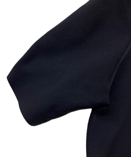 BLUE LABEL CRESTBRIDGE（ブルーレーベルクレストブリッジ）BLUE LABEL CRESTBRIDGE (ブルーレーベルクレストブリッジ) 半袖ニット ブラック サイズ:36の古着・服飾アイテム