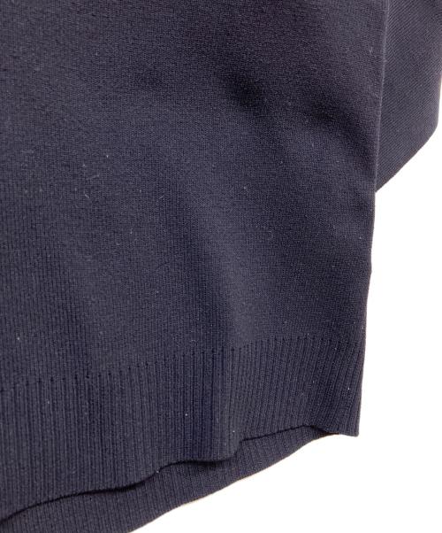 BLUE LABEL CRESTBRIDGE（ブルーレーベルクレストブリッジ）BLUE LABEL CRESTBRIDGE (ブルーレーベルクレストブリッジ) 半袖ニット ブラック サイズ:36の古着・服飾アイテム