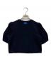 BLUE LABEL CRESTBRIDGE（ブルーレーベルクレストブリッジ）の古着「半袖ニット」｜ブラック