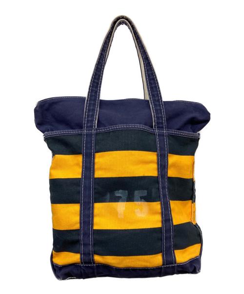 L.L.Bean（エルエルビーン）L.L.Bean (エルエルビーン) BOAT AND TOTE ネイビー×イエロー サイズ:不明の古着・服飾アイテム