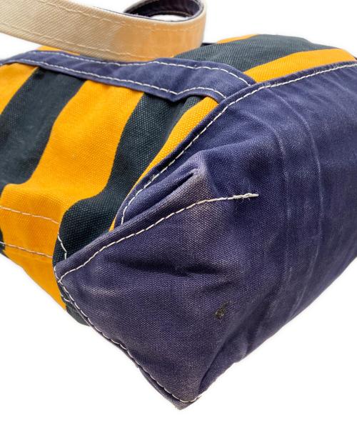 L.L.Bean（エルエルビーン）L.L.Bean (エルエルビーン) BOAT AND TOTE ネイビー×イエロー サイズ:不明の古着・服飾アイテム