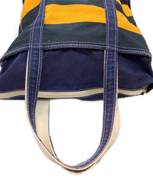 L.L.Bean（エルエルビーン）L.L.Bean (エルエルビーン) BOAT AND TOTE ネイビー×イエロー サイズ:不明の古着・服飾アイテム