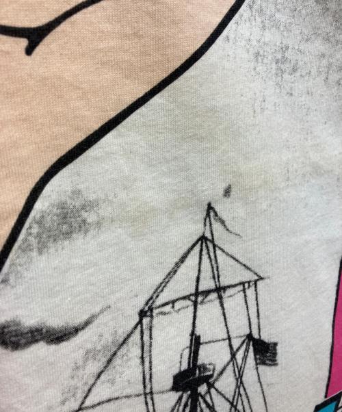FRUIT OF THE LOOM（フルーツオブザルーム）FRUIT OF THE LOOM (フルーツオブザルーム) BETTY BOOP (ベティー・ブープ) Tシャツ ピンク×パープル サイズ:Lの古着・服飾アイテム