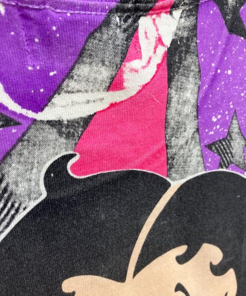 FRUIT OF THE LOOM（フルーツオブザルーム）FRUIT OF THE LOOM (フルーツオブザルーム) BETTY BOOP (ベティー・ブープ) Tシャツ ピンク×パープル サイズ:Lの古着・服飾アイテム