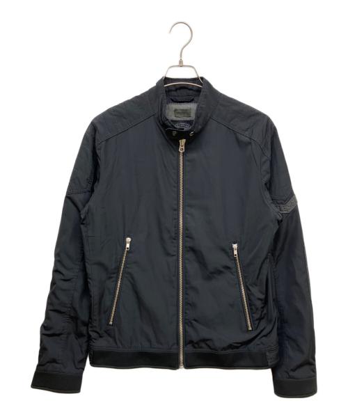 DIESEL（ディーゼル）DIESEL (ディーゼル) ジップブルゾン ブラック サイズ:Lの古着・服飾アイテム