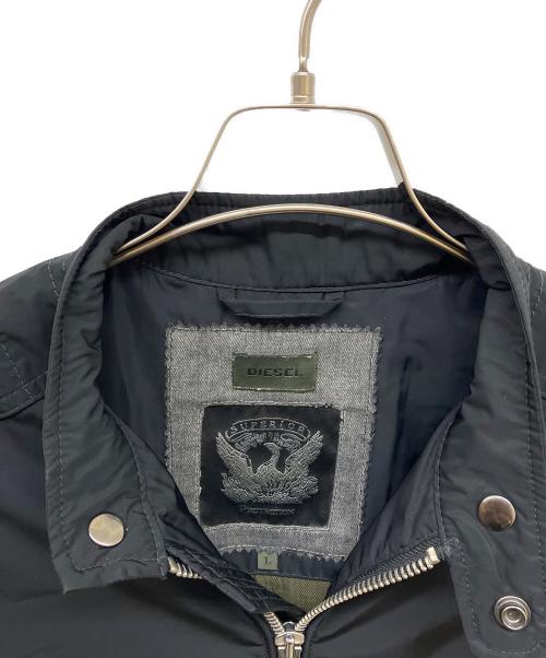 DIESEL（ディーゼル）DIESEL (ディーゼル) ジップブルゾン ブラック サイズ:Lの古着・服飾アイテム