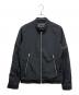 DIESEL（ディーゼル）の古着「ジップブルゾン」｜ブラック