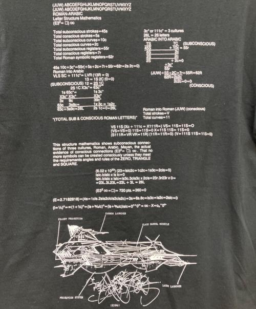 SUPREME（シュプリーム）Supreme (シュプリーム) Rammellzee Tee ブラック サイズ:Sの古着・服飾アイテム