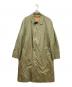 Aquascutum（アクアスキュータム）の古着「ライナー付ステンカラーコート」｜玉虫