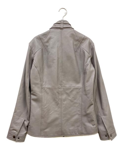 TORNADO MART（トルネードマート）TORNADO MART (トルネードマート) ラムレザージャケット ライトグレー サイズ:SIZE Freeの古着・服飾アイテム