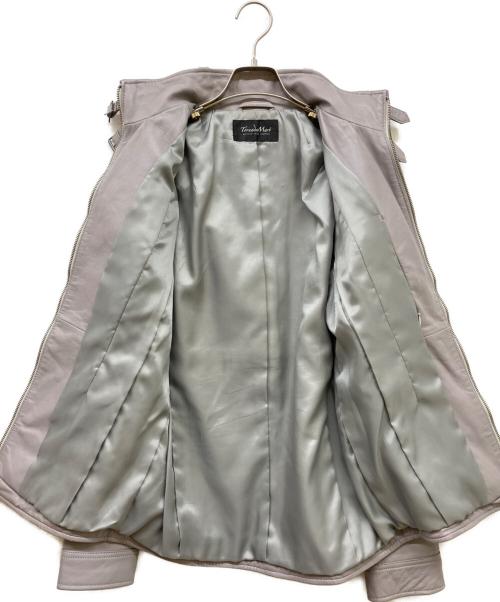 TORNADO MART（トルネードマート）TORNADO MART (トルネードマート) ラムレザージャケット ライトグレー サイズ:SIZE Freeの古着・服飾アイテム