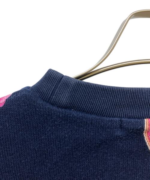 LEONARD SPORT（レオナール スポーツ）LEONARD SPORT (レオナール スポーツ) 花柄スウェット ネイビー サイズ:Fの古着・服飾アイテム