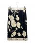LEONARD FASHION (レオナールファッション) 柄スカート ブラック サイズ:67：5000円
