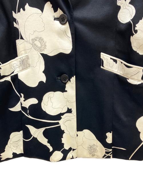 LEONARD FASHION（レオナールファッション）LEONARD FASHION (レオナールファッション) テーラードジャケット ブラック サイズ:Lの古着・服飾アイテム