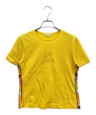 【新品タグ★LEONARD】カットソー★ブラウン 【L】レオナール　半袖Tシャツ 中古・古着通販】LEONARD SPORT (レオナール スポーツ) 半袖カットソー