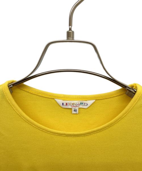 LEONARD SPORT（レオナール スポーツ）LEONARD SPORT (レオナール スポーツ) 半袖カットソー イエロー サイズ:40の古着・服飾アイテム