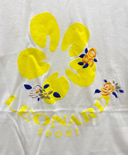 LEONARD SPORT（レオナール スポーツ）LEONARD SPORT (レオナール スポーツ) 半袖カットソー ホワイト サイズ:Mの古着・服飾アイテム