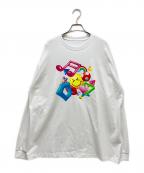 Milk ARENA TOUR Tシャツミルクアリーナツアーティシャツ）の古着「SMILE POP!なツアーロンT」｜ホワイト