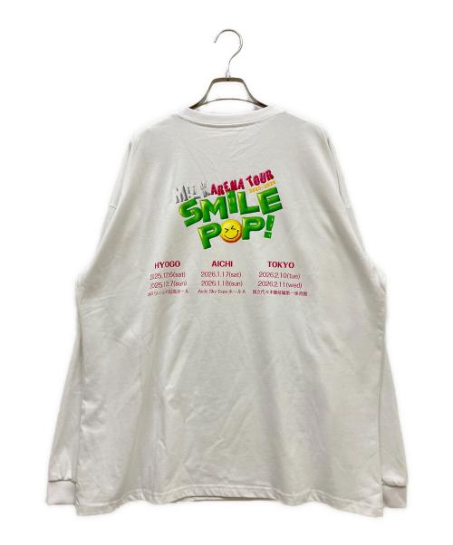 Milk ARENA TOUR Tシャツ（ミルクアリーナツアーティシャツ）Milk ARENA TOUR Tシャツ (ミルクアリーナツアーティシャツ) SMILE POP!なツアーロンT ホワイト サイズ:-の古着・服飾アイテム