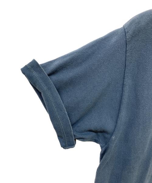 stussy（ステューシー）stussy (ステューシー) シャドーマンプリントTシャツ ブルー サイズ:Mの古着・服飾アイテム