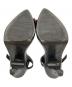 中古・古着 Vivienne Westwood ANGLOMANIA (ヴィヴィアンウエストウッドアングロマニア) melissa (メリッサ) ビックリボンオープントゥラバーパンプス ブラック サイズ:US7：4000円